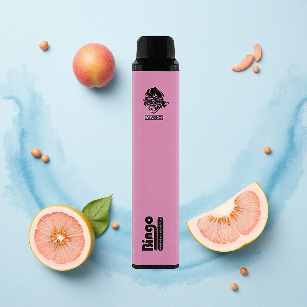Aivono Aim Bingo 4000 Puffs White Peach Grapefruit Compact 10mL 1000mAh