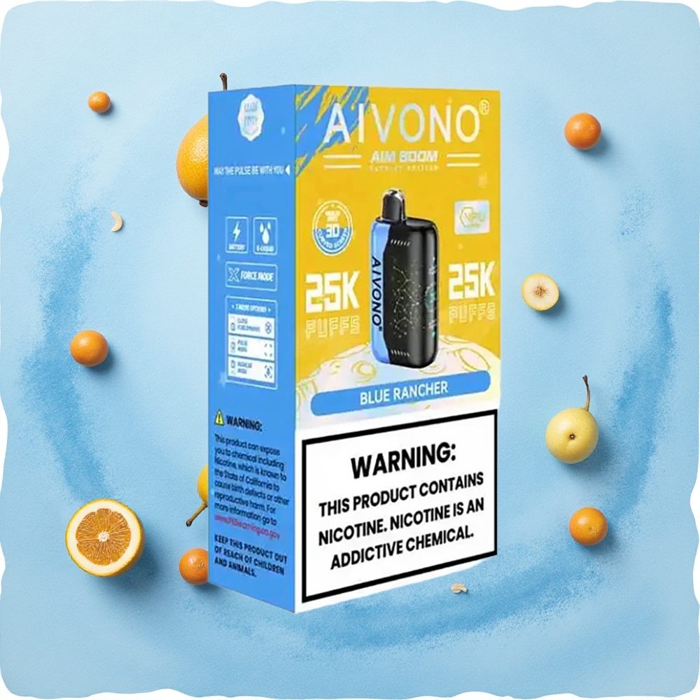 Aivono Aim Boom 25000 Puffs Blue Rancher Mesh 650mAh Type-C