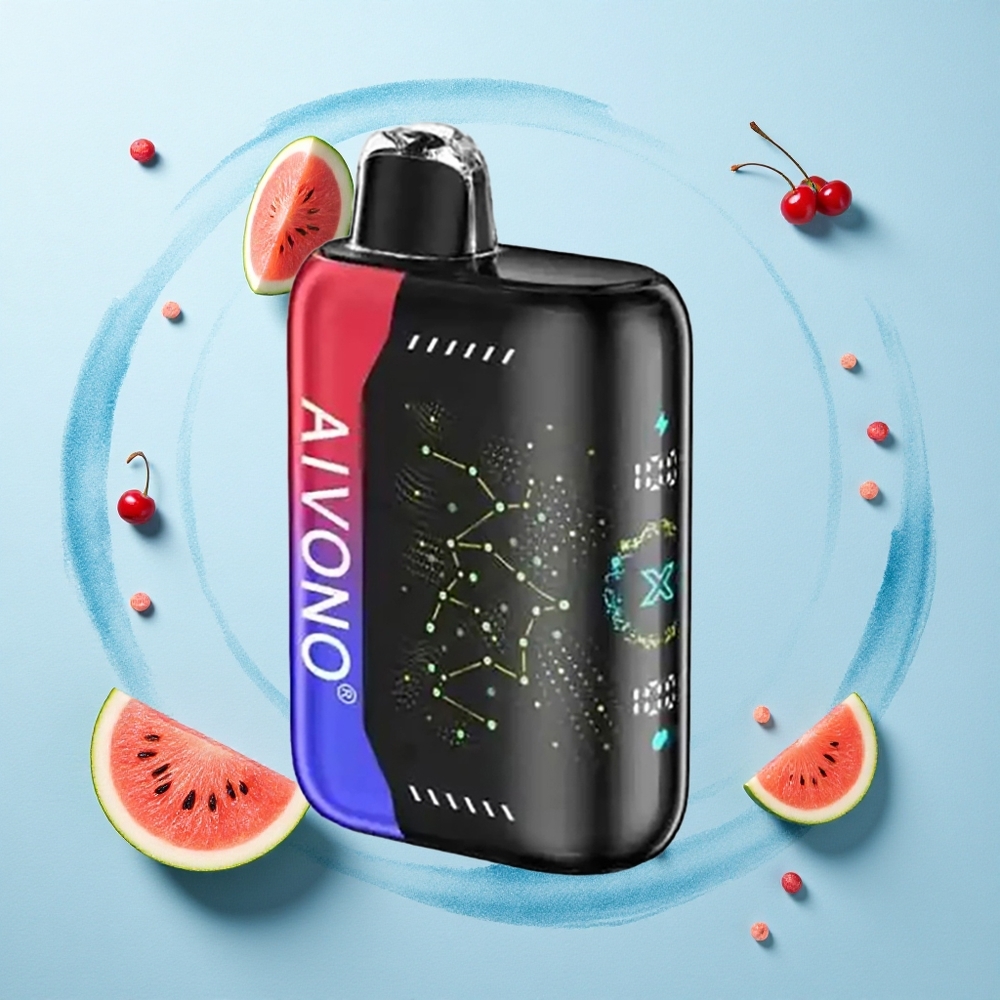 Aivono Aim Boom 25000 Puffs Iced Watermelon Cherry Type-C 650mAh 90g