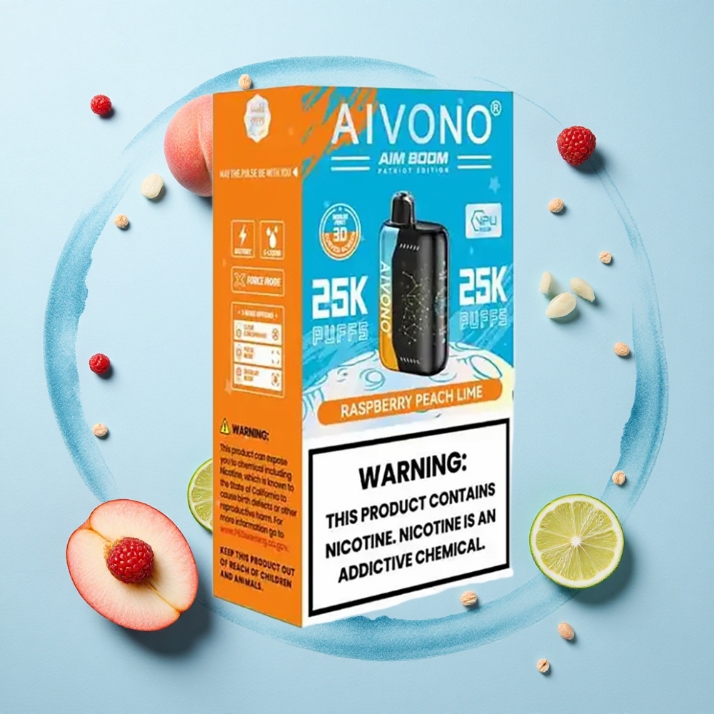 Aivono Aim Boom 25000 Puffs Peach Lime Zero Mesh