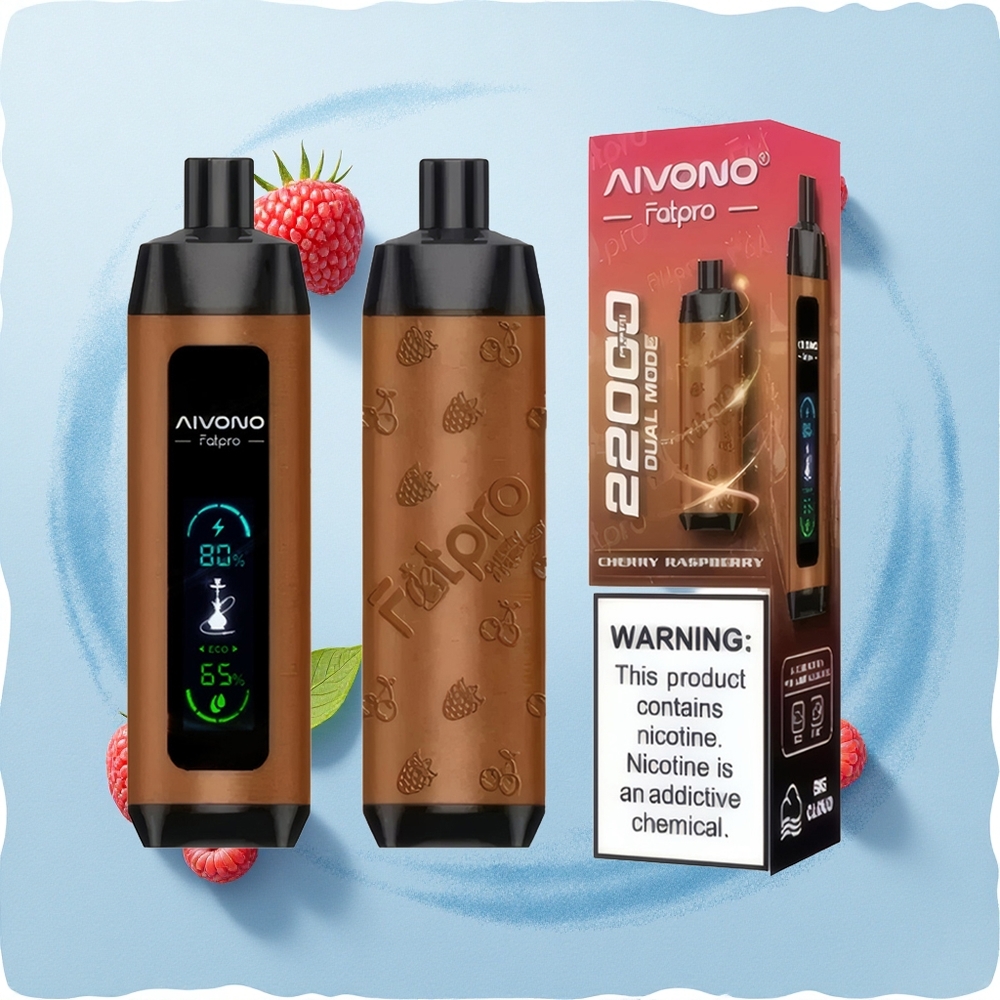 Aivono Aim Fatpro 22000 Puffs Cherry Raspberry 5% Mesh Eco-Boost