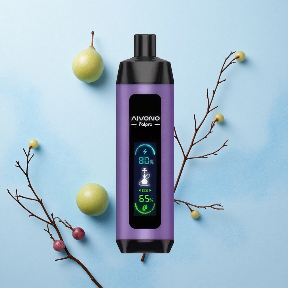 Aivono Aim Fatpro 22000 Puffs Grape Mint 5% Mesh Coil Dual Modes