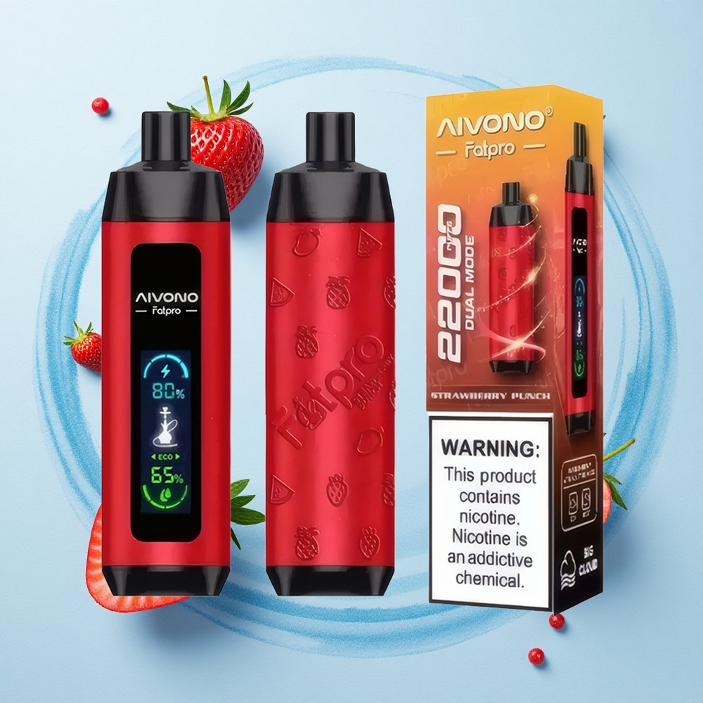 Aivono Aim Fatpro 22000 Puffs Strawberry Punch Mesh Eco