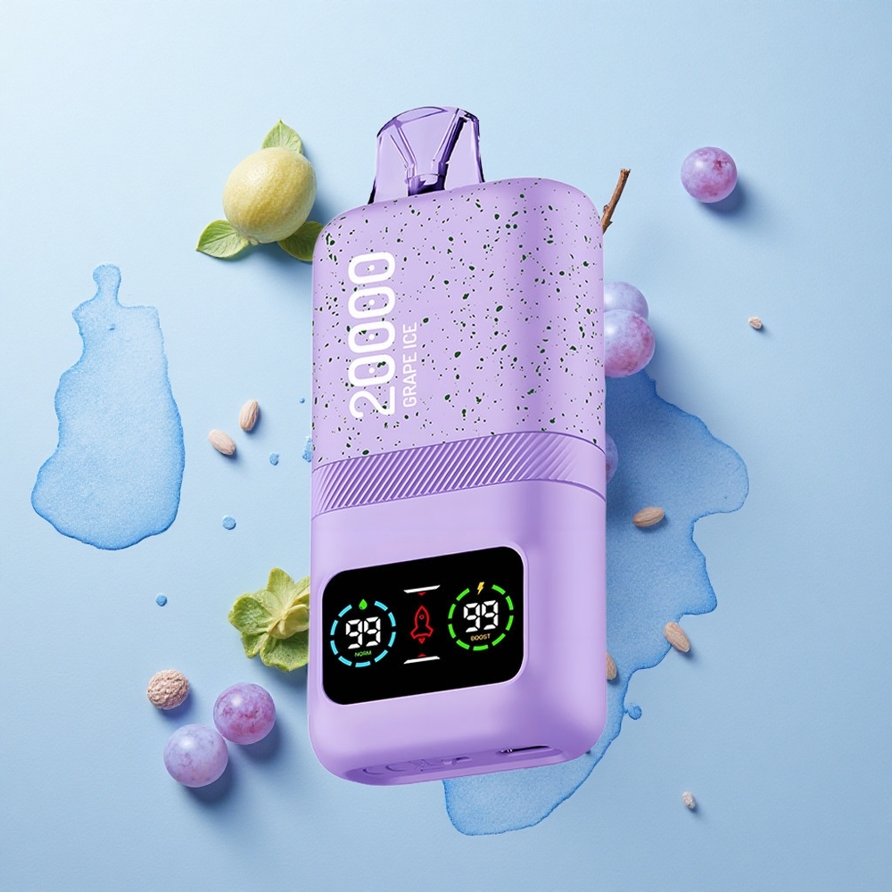 Aivono Aim Magic 20000 Puffs Grape Ice Dual Mesh LCD