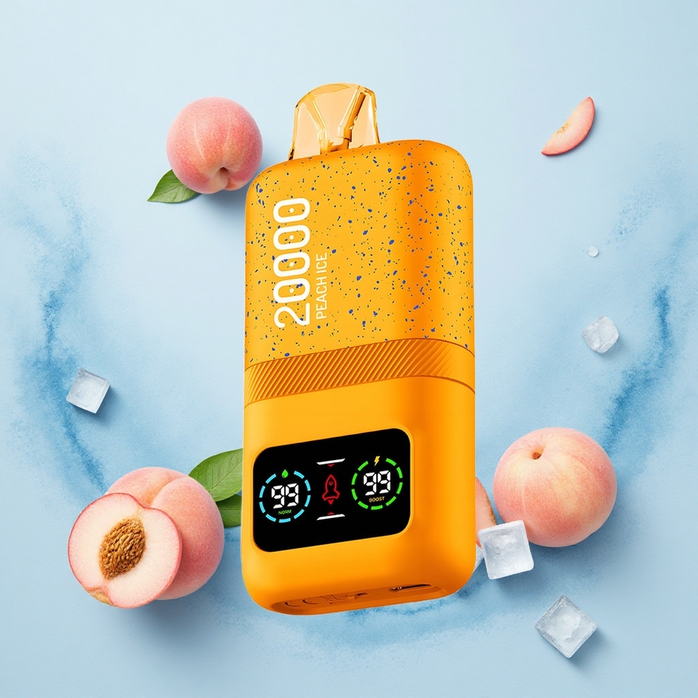 Aivono Aim Magic 20000 Puffs Peach Ice Dual Mesh LCD