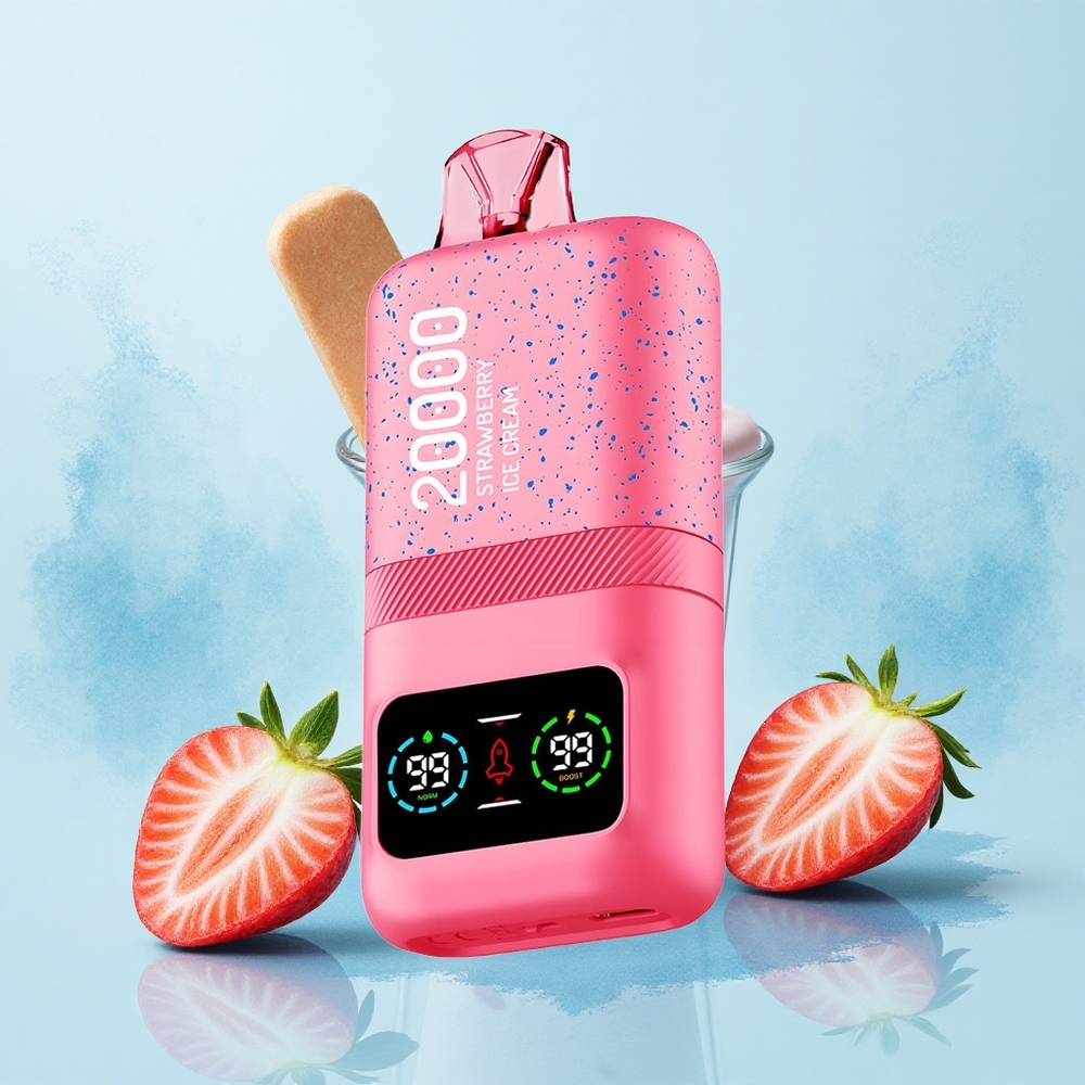 Aivono Aim Magic 20000 Puffs Strawberry Ice Cream Dual Mesh LCD