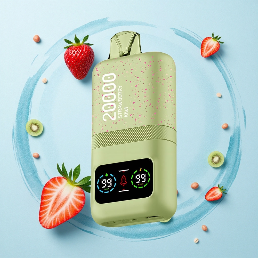 Aivono Aim Magic 20000 Puffs Strawberry Kiwi LCD Dual Mesh Type-C