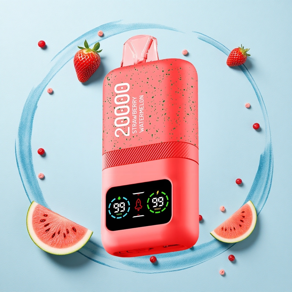Aivono Aim Magic 20000 Puffs Strawberry Watermelon Dual Mesh LCD