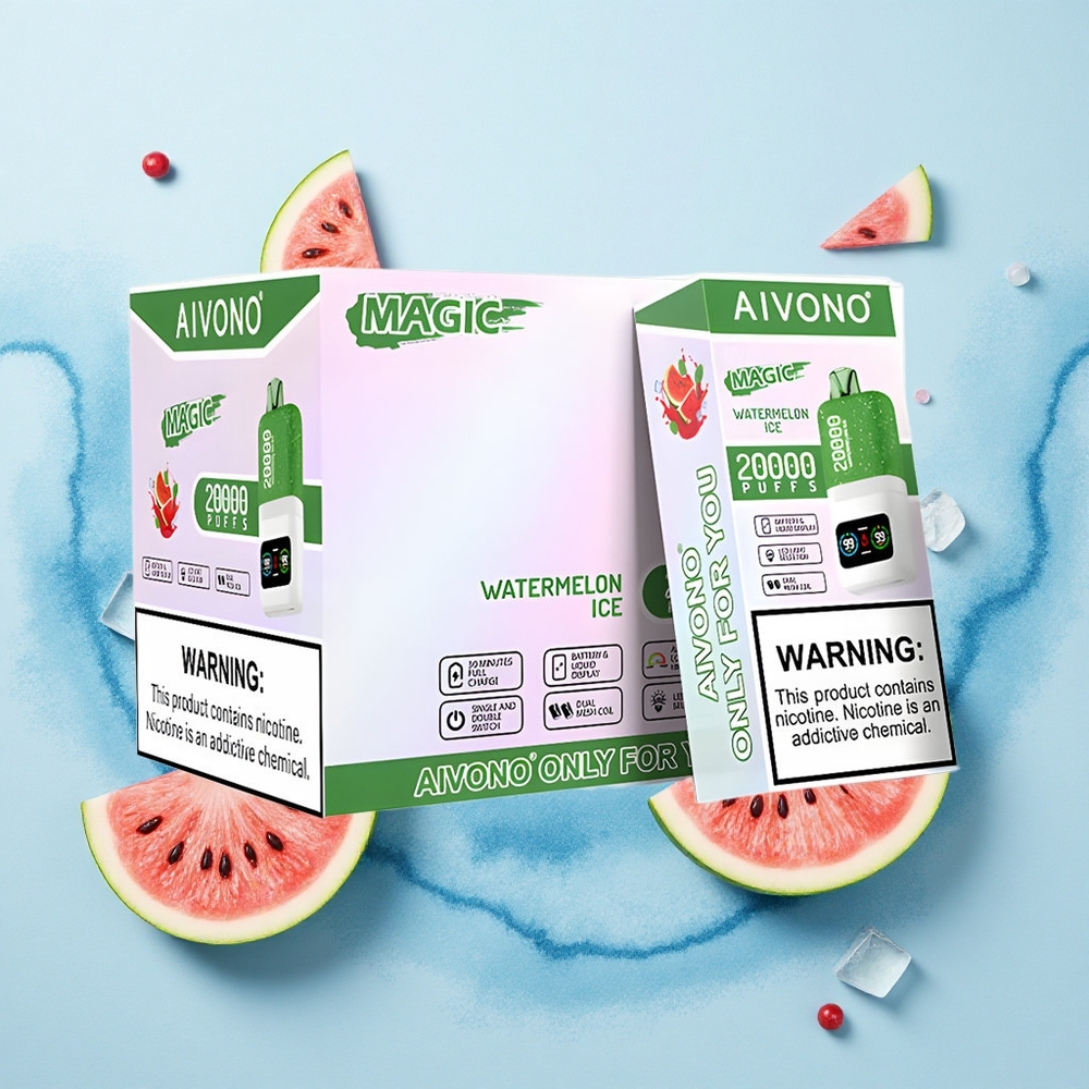Aivono Aim Magic 20000 Puffs Watermelon Ice Dual Mesh LCD