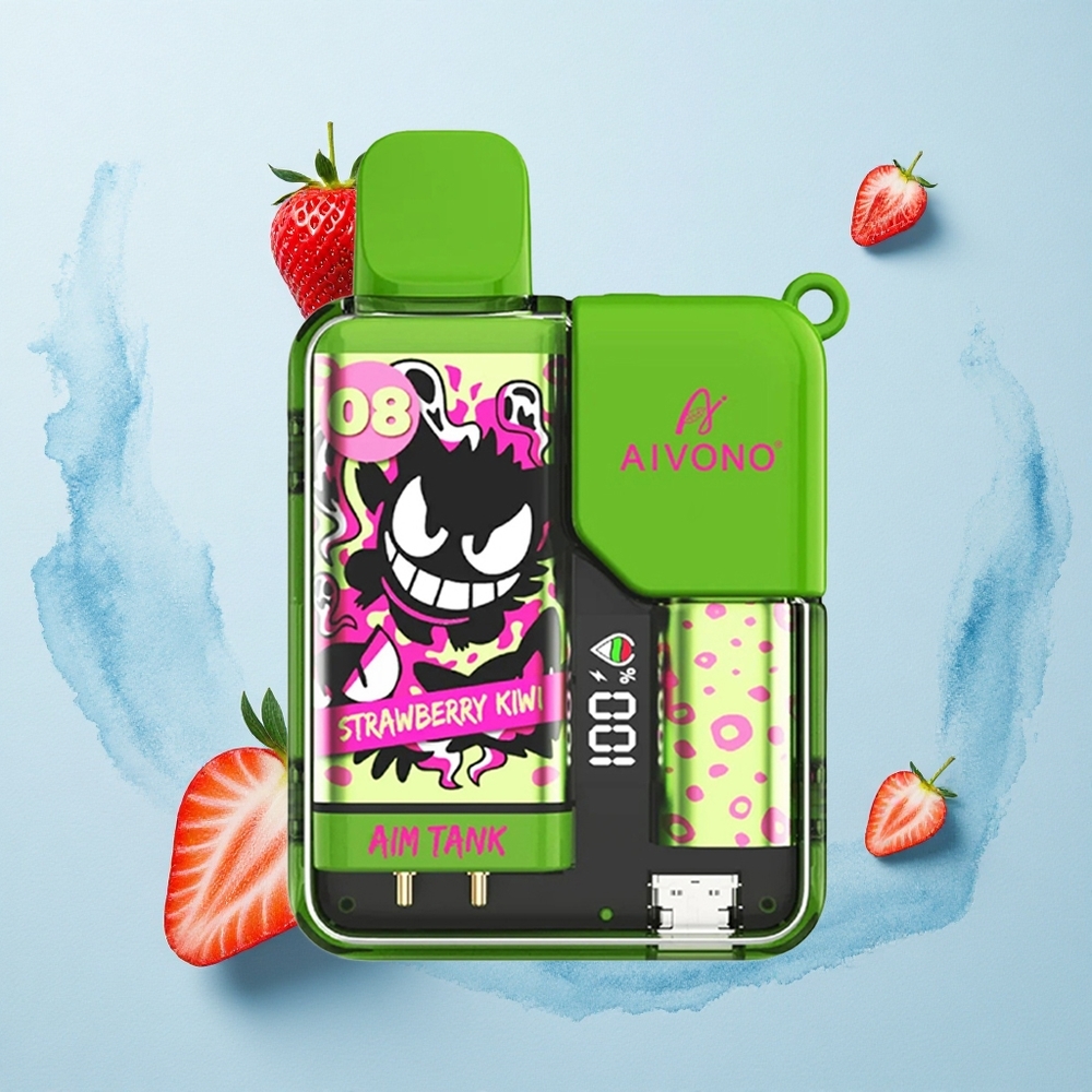 Aivono Aim Tank 9500 Puffs Strawberry Liwi LCD Mesh