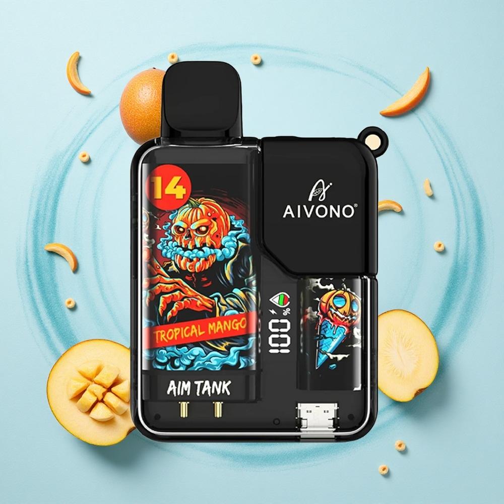 Aivono Aim Tank 9500 Puffs Tropical Mango LCD Mesh