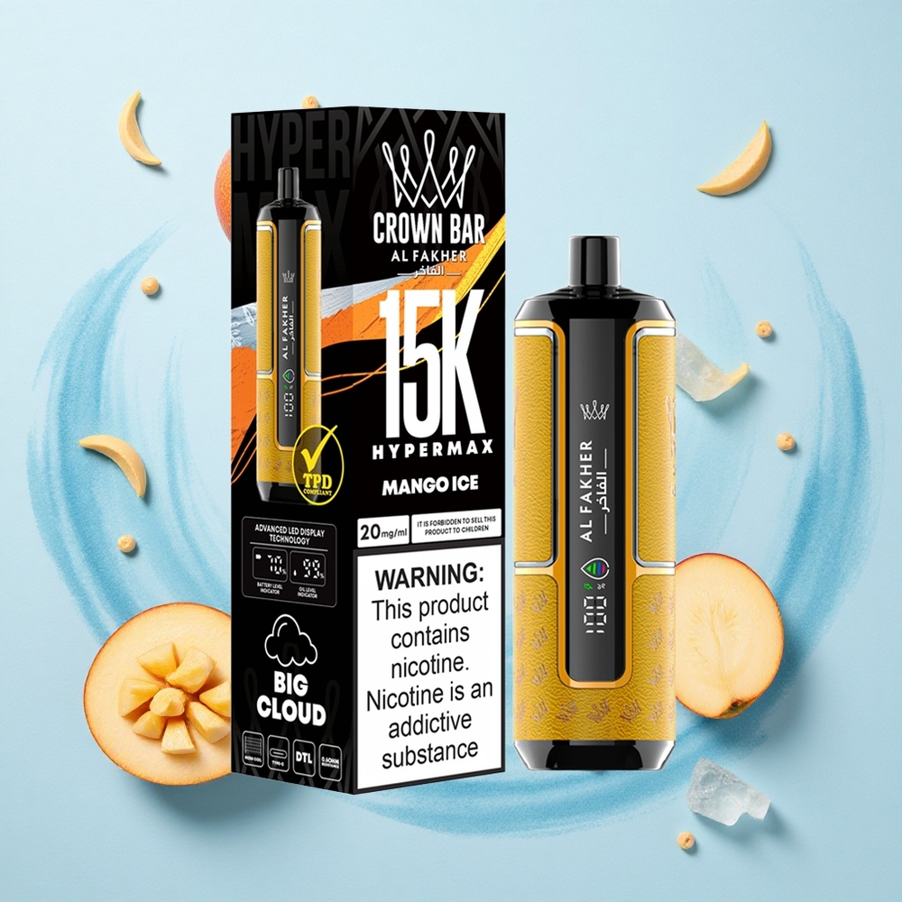 Al Fakher Crown Bar 15K Hypermax Mango Ice 22ml DTL