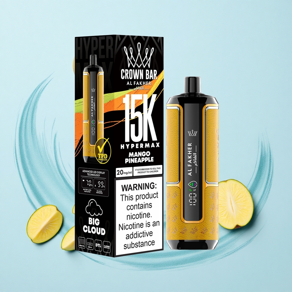 Al Fakher Crown Bar 15K Hypermax Mango Pineapple 22ml DTL