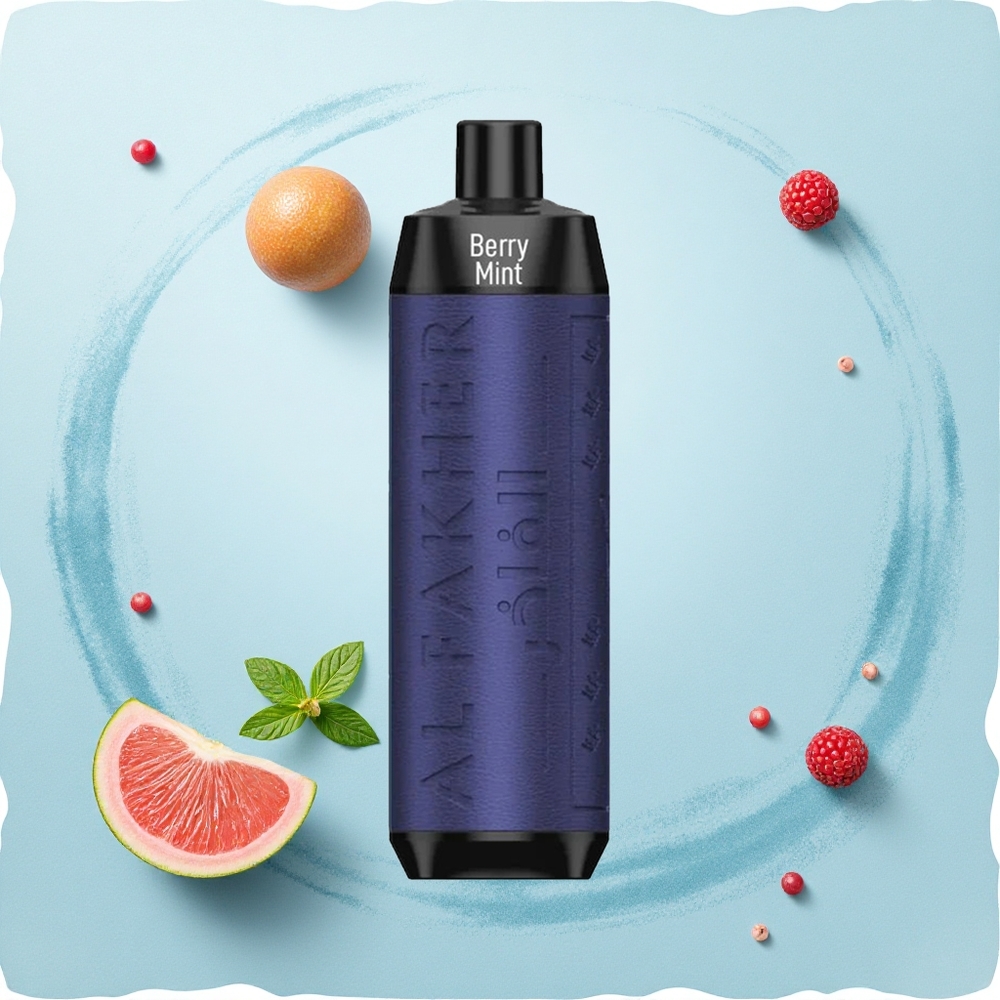 Al Fakher Crown Bar 8000 Crystal Berry Mint 600mah USB-C Compact