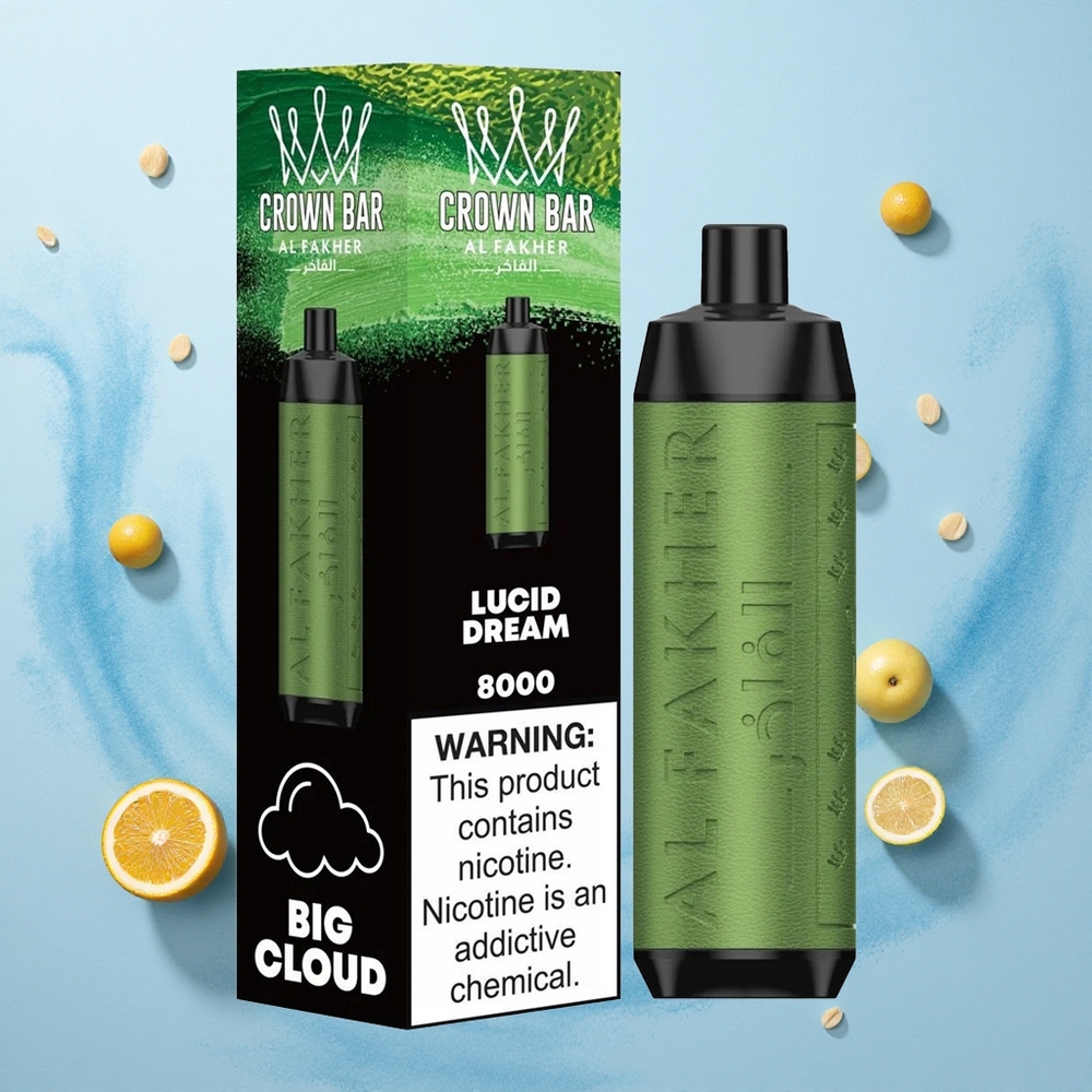 Al Fakher Crown Bar 8000 Crystal Dream 600mah USB-C 18ml