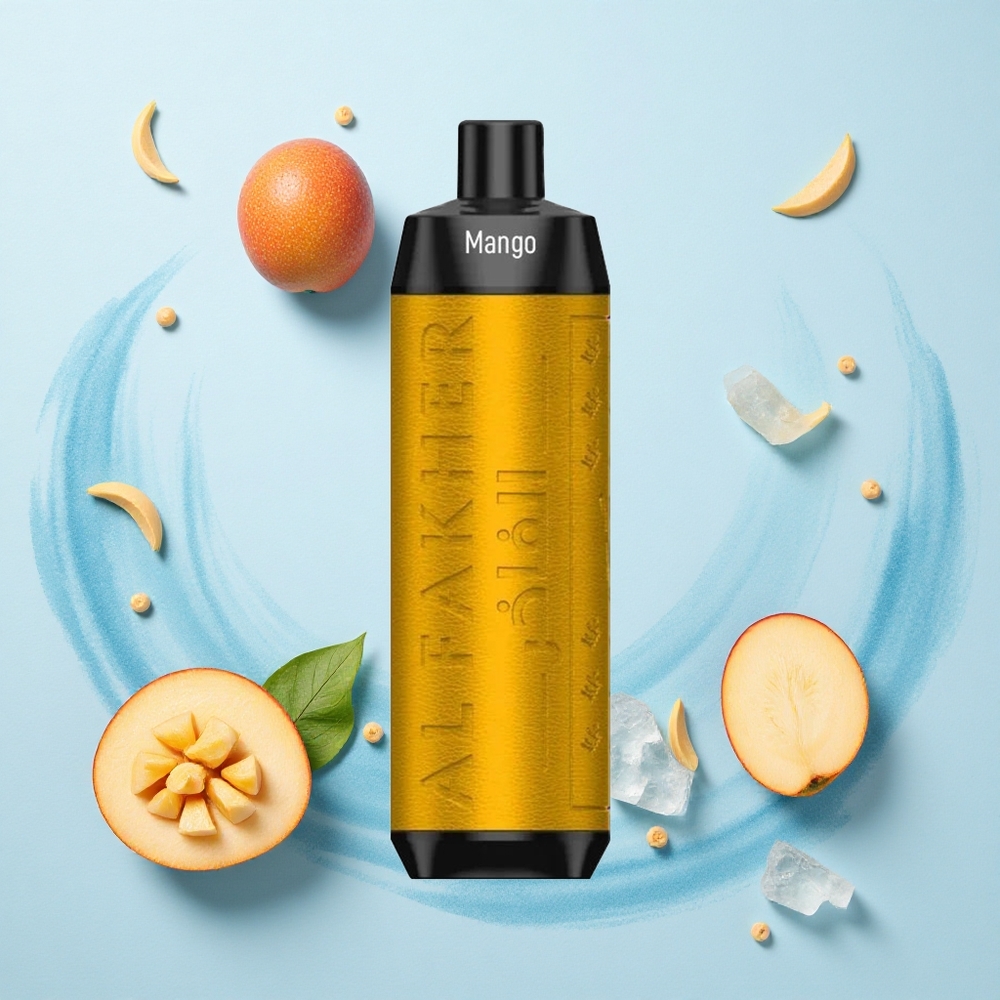 Al Fakher Crown Bar 8000 Crystal Mango Ice 600mah USB-C 18ml