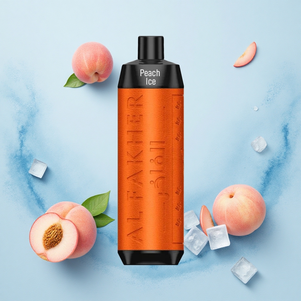 Al Fakher Crown Bar 8000 Crystal Peach Ice 600mah USB-C