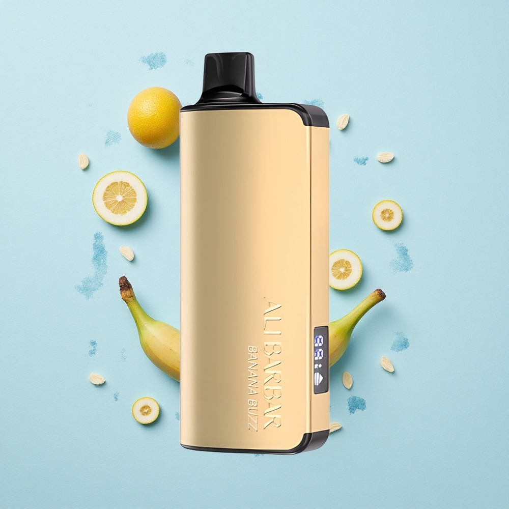 Alibarbar Ingot 9000 Puffs Banana Buzz 22ml 2350mah LED