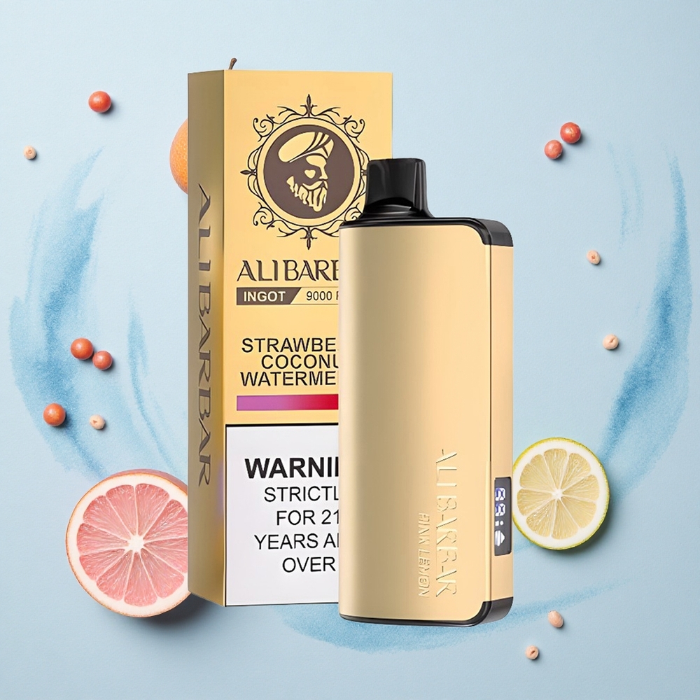 Alibarbar Ingot 9000 Puffs Pink Lemon 22ml 2350mah LED