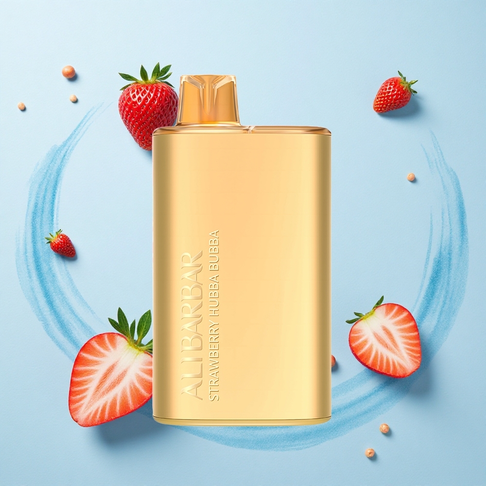 Alibarbar Rich 8000 Puffs Strawberry Bubble 20ml Disposable Vape