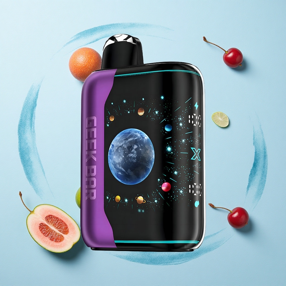 GEEK BAR Platinum Edition 25000 Puffs Berry Cherry Lime Dual Mesh Quick Charge