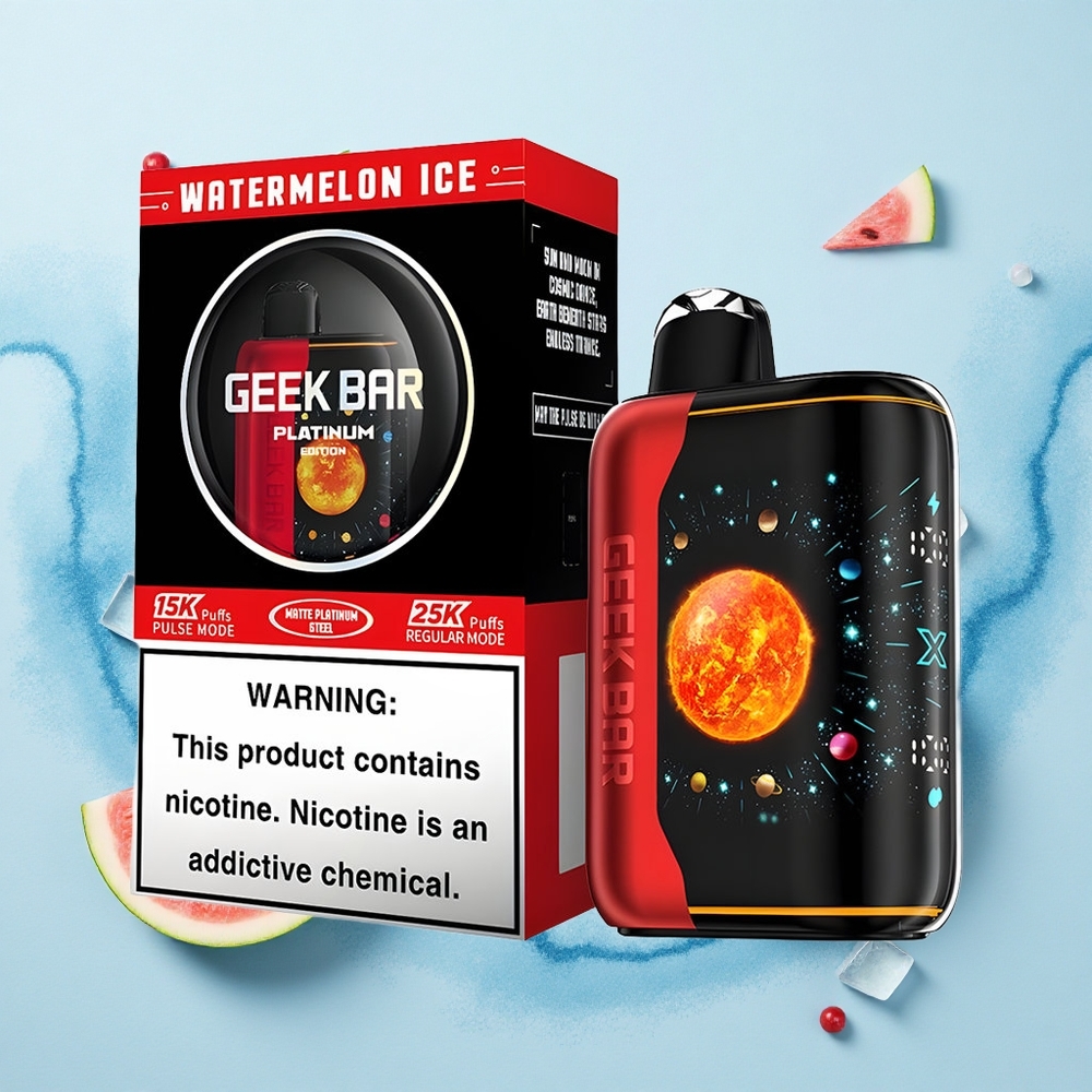 GEEK BAR Platinum Edition 25000 Puffs Platinum Ice Mesh