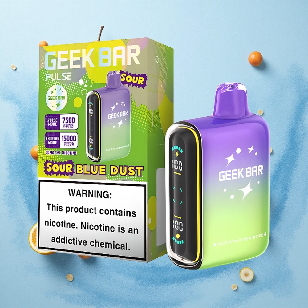 GEEK BAR Pulse 15000 Puffs Sour Edition Pulse X 16ML 5% Airflow
