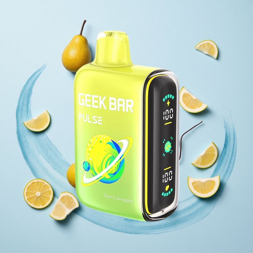 GEEK BAR Pulse 15000 Puffs Sour Edition Pulse X 16ML 5% Airflow