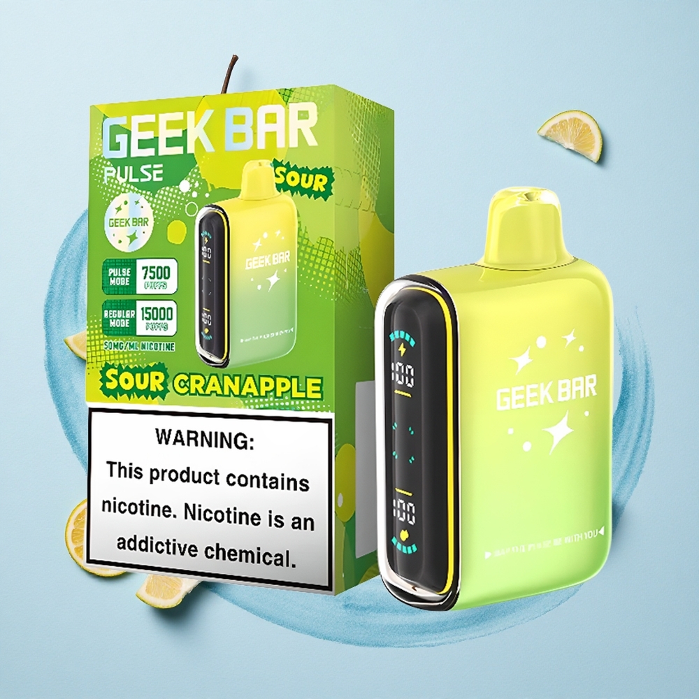 GEEK BAR Pulse 15000 Puffs Sour Edition Pulse X 16ML 5% Airflow