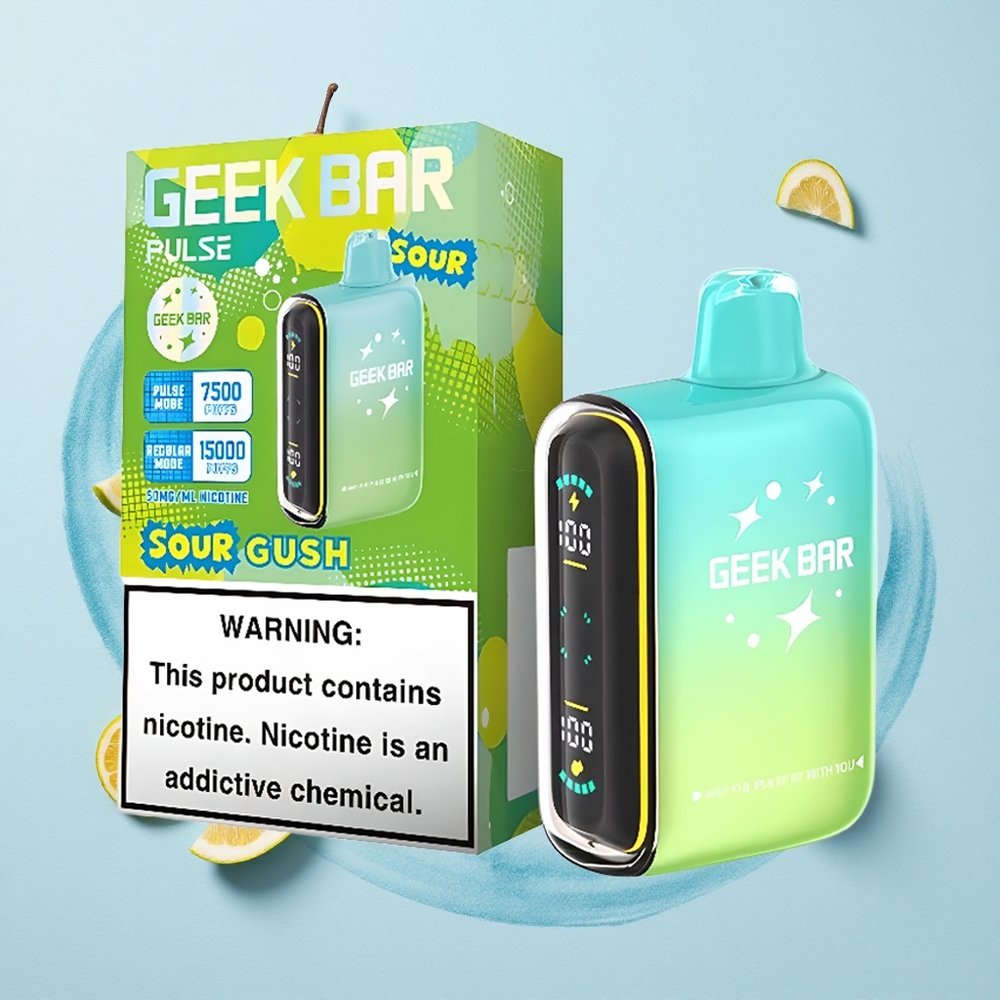 GEEK BAR Pulse 15000 Puffs Sour Edition Pulse X 16ML 5% Airflow