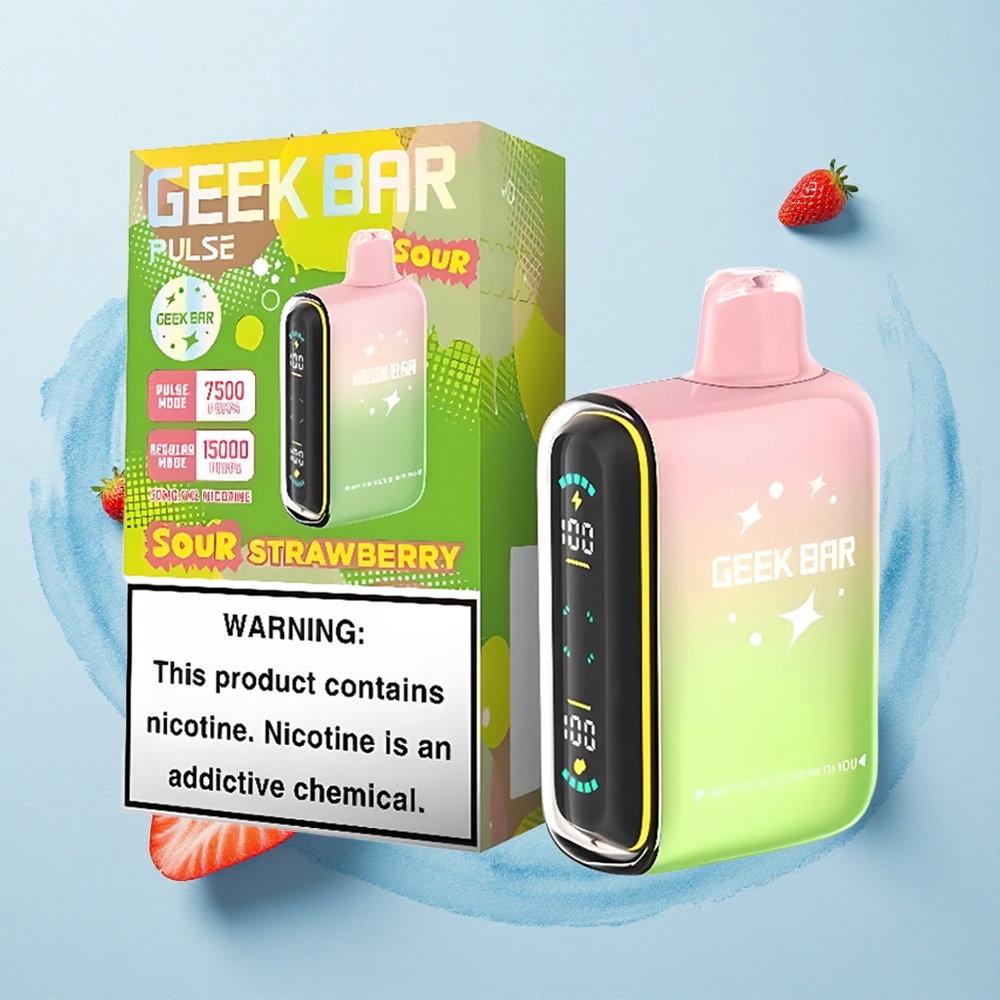 GEEK BAR Pulse 15000 Puffs Sour Edition Pulse X 16ML 5% Airflow