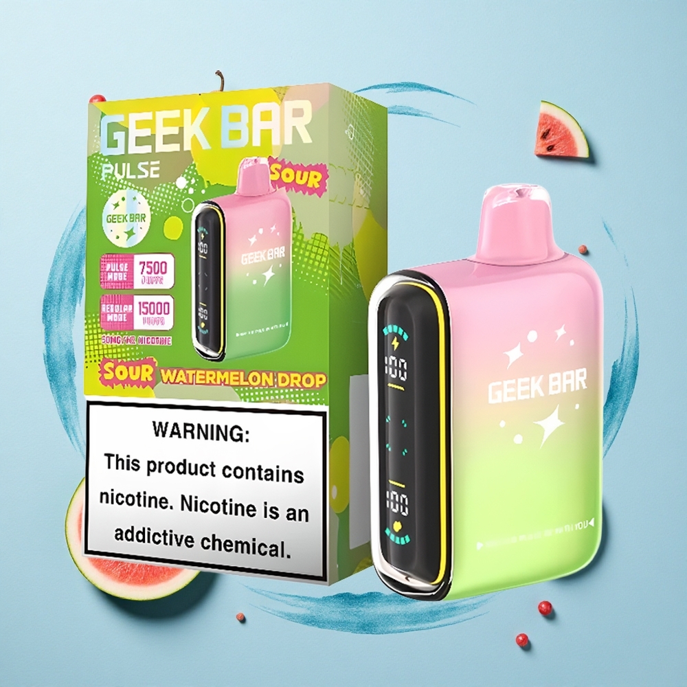 GEEK BAR Pulse 15000 Puffs Sour Edition Pulse X 16ML 5% Airflow