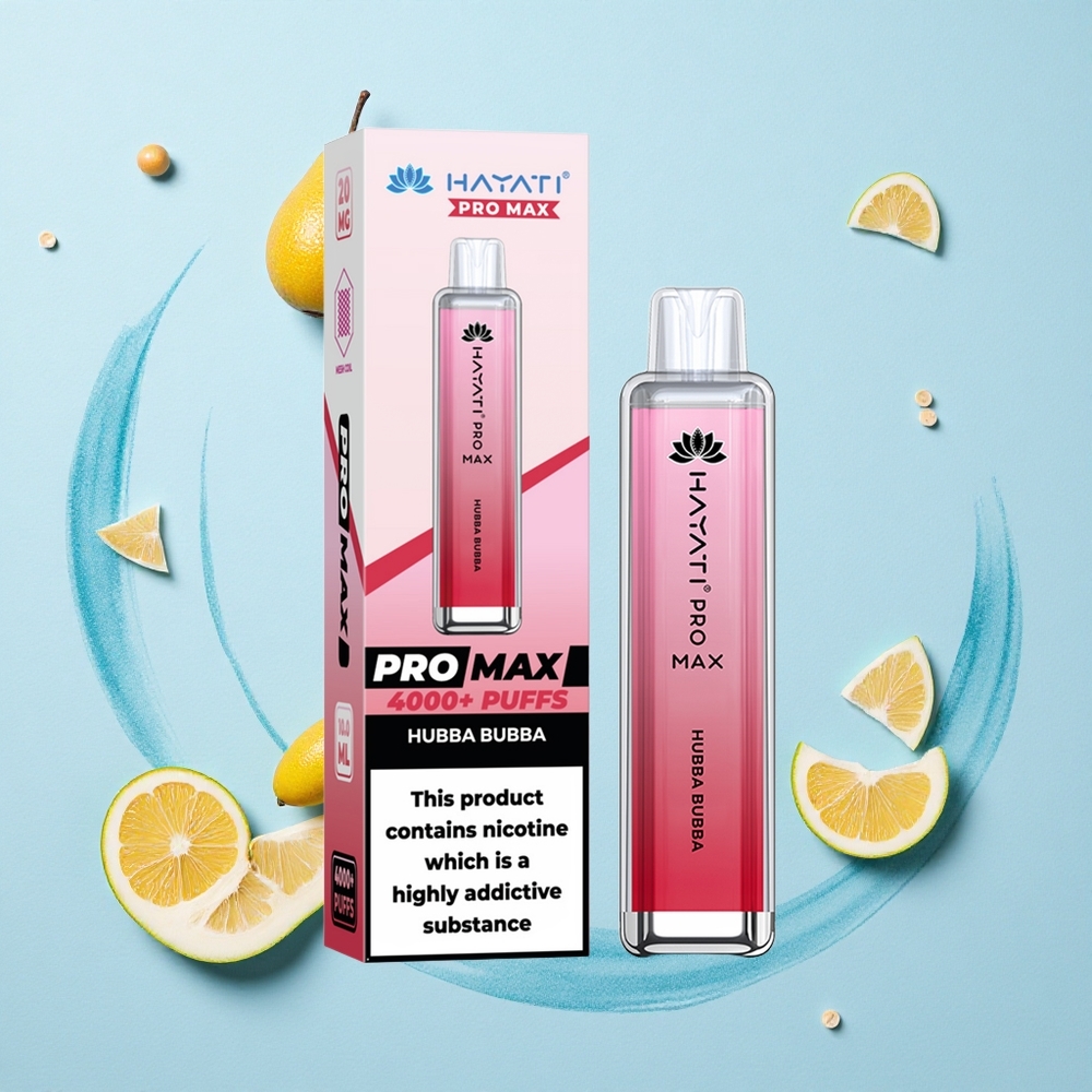 Hayati Pro Max 4000 Puffs Bubble Blast Mesh Rechargeable