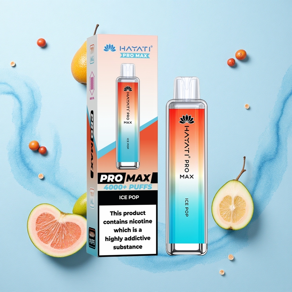 Hayati Pro Max 4000 Puffs Ice Pop Dual Mesh Rechargeable