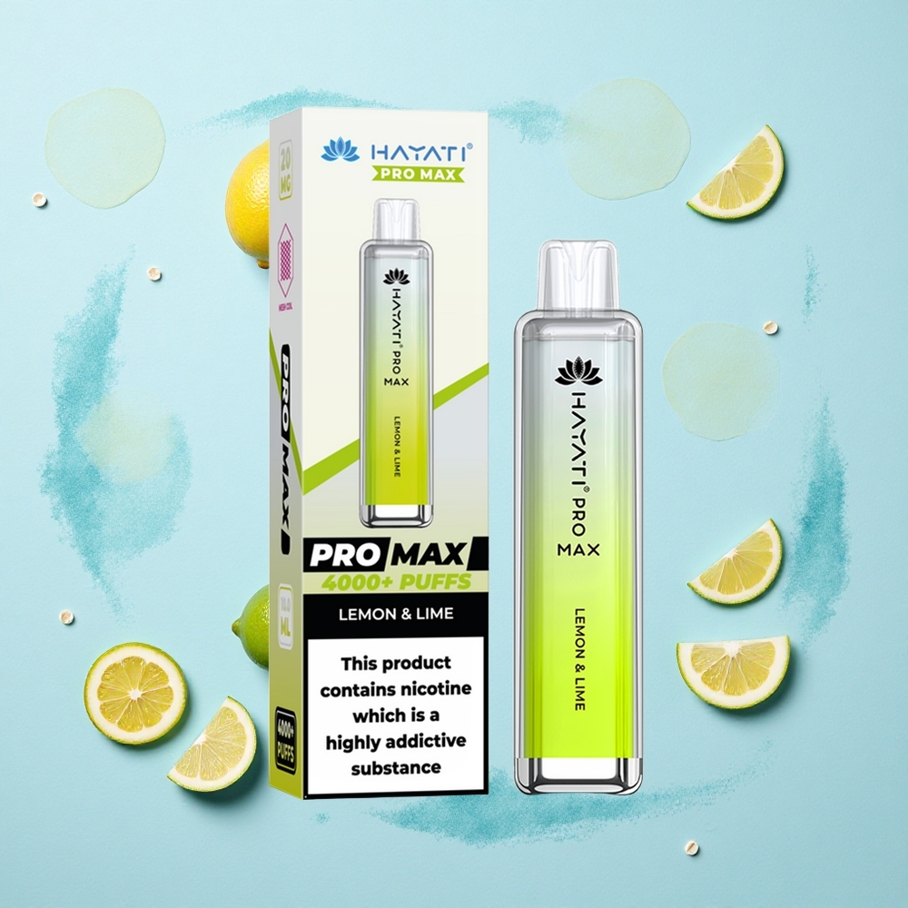 Hayati Pro Max 4000 Puffs Lemon & Lime Mesh 1400mAh