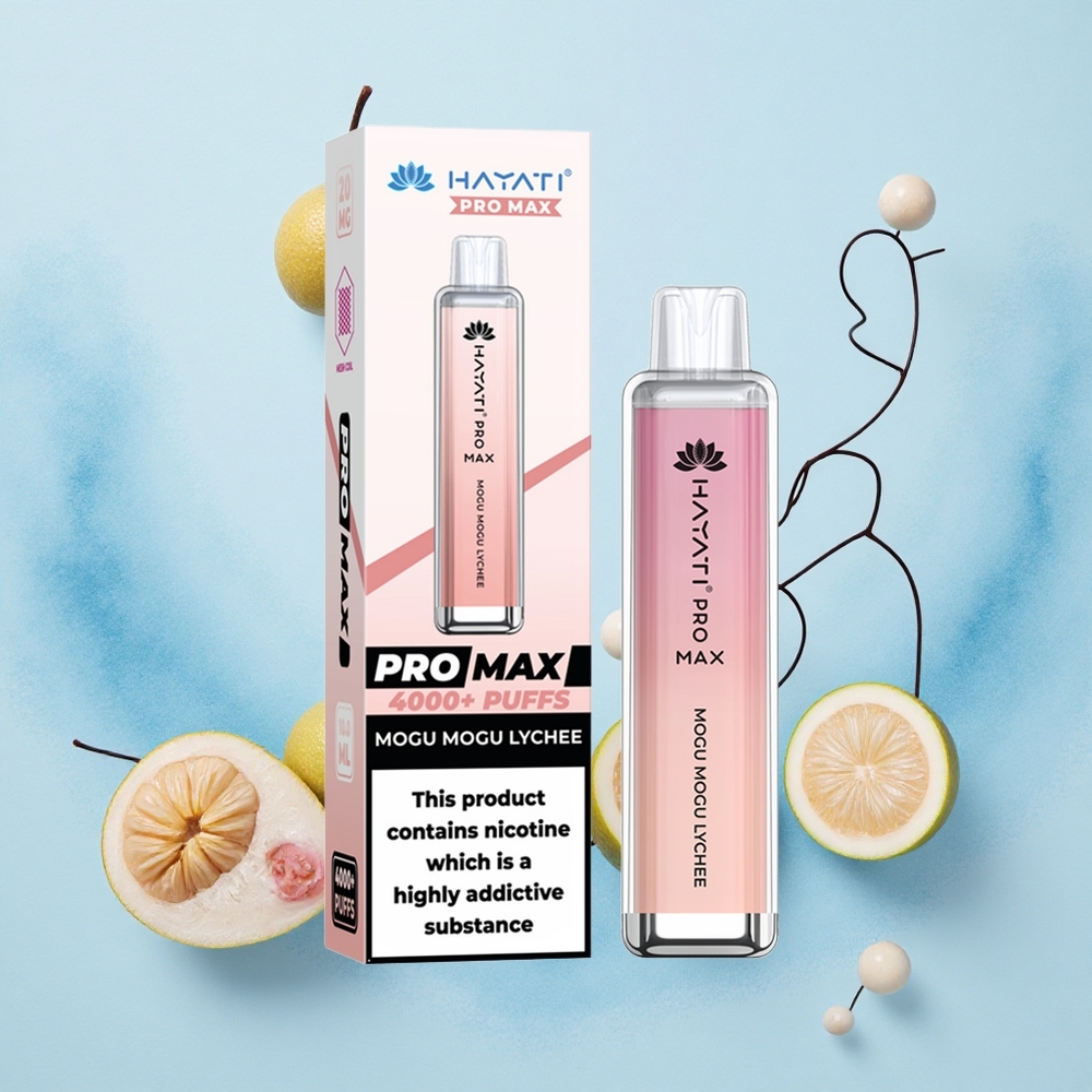 Hayati Pro Max 4000 Puffs Lychee Luxe Dual Mesh Rechargeable