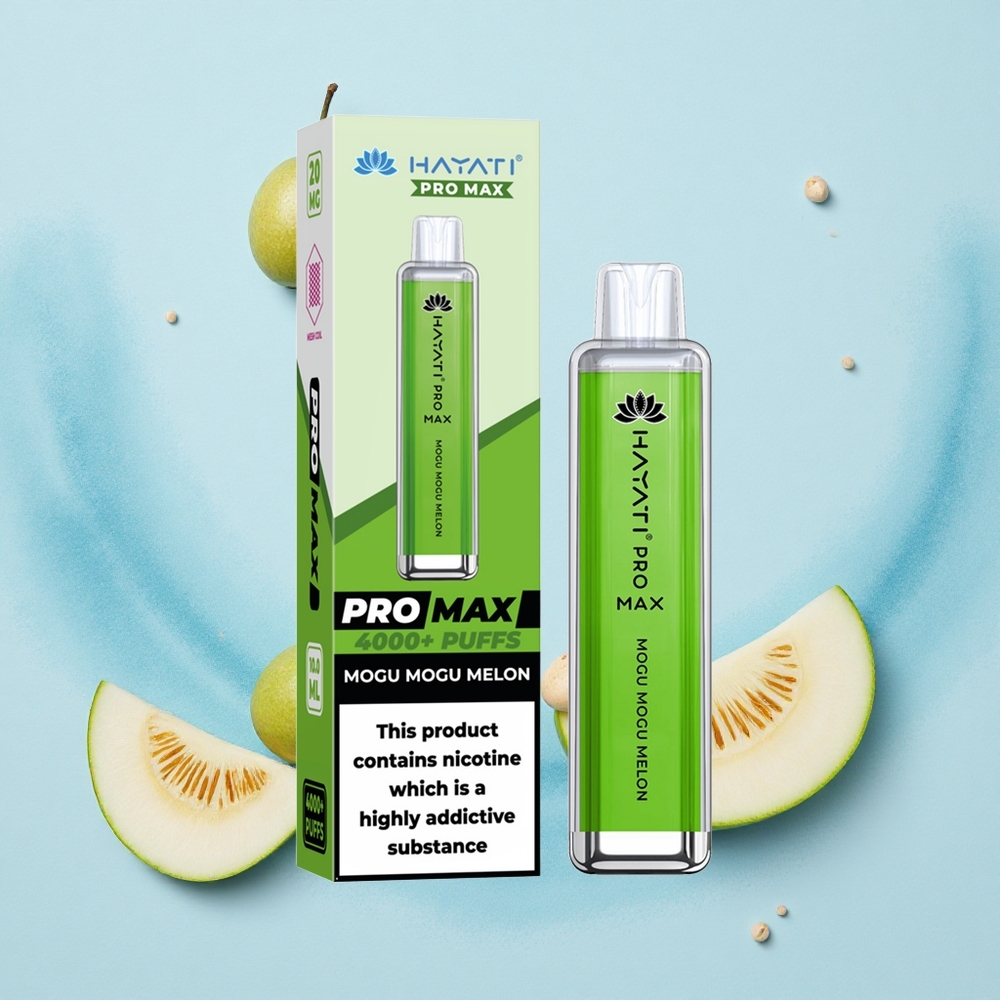Hayati Pro Max 4000 Puffs Melon Mist Dual Coil Rechargeable