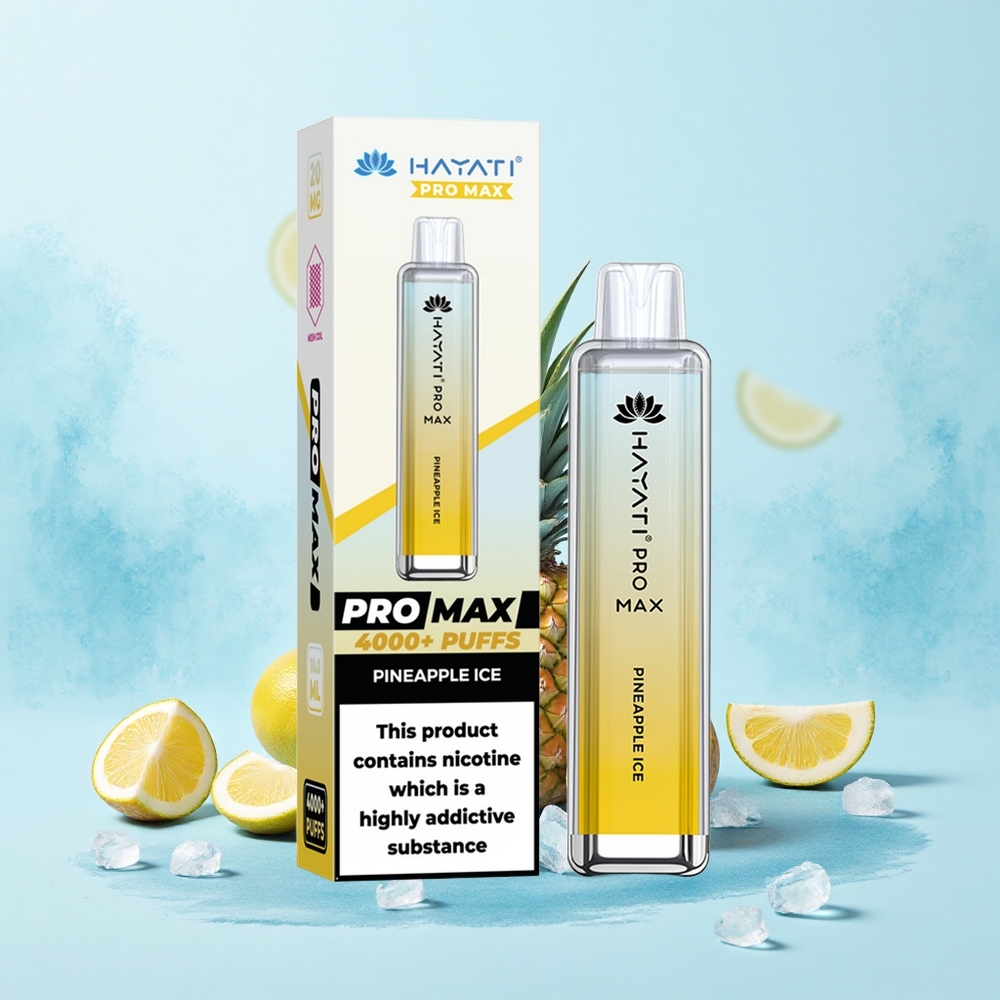 Hayati Pro Max 4000 Puffs Pineapple Ice Dual Mesh Rechargeable