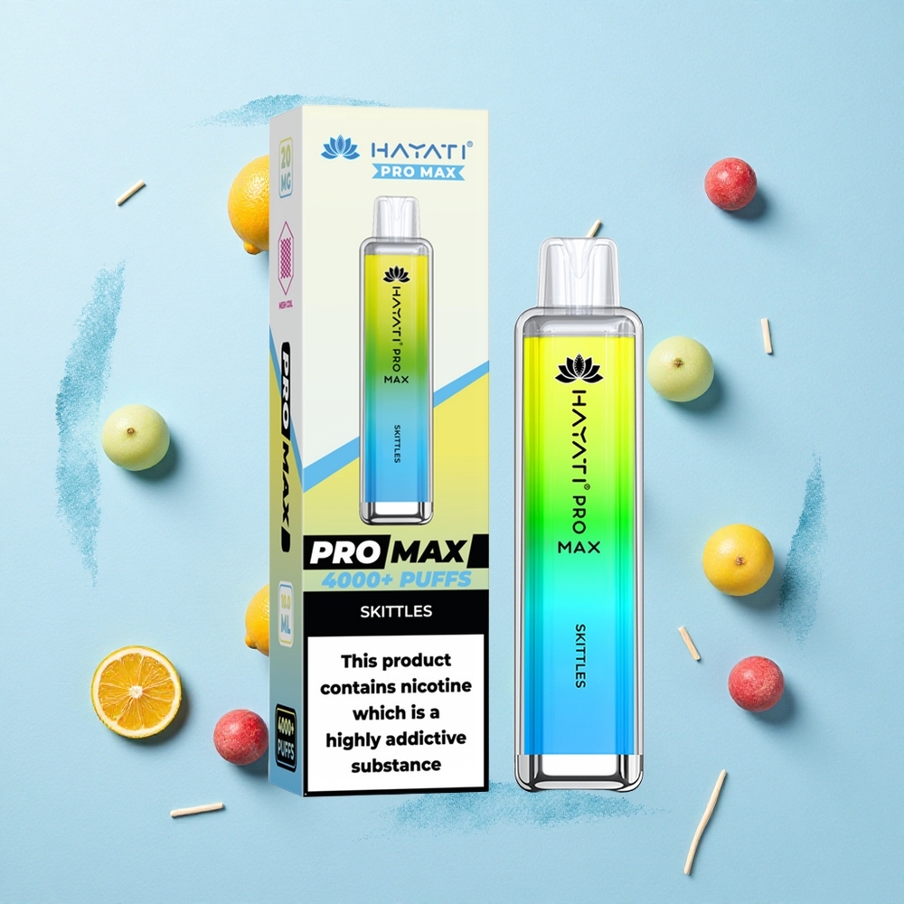 Hayati Pro Max 4000 Puffs Skittles Dual Mesh Rechargeable Vape