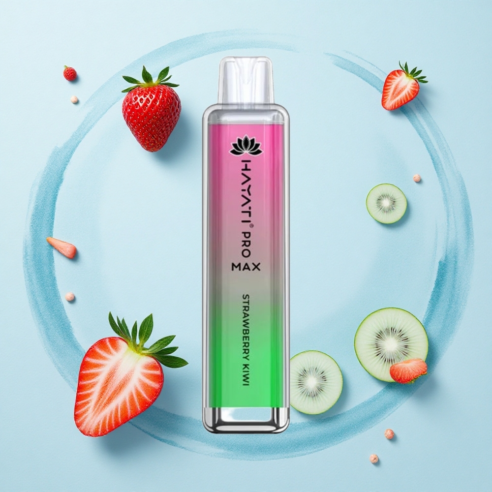 Hayati Pro Max 4000 Puffs Strawberry Kiwi Dual Mesh Rechargeable