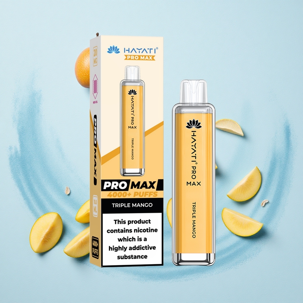 Hayati Pro Max 4000 Puffs Triple Mango Dual Mesh 2ml