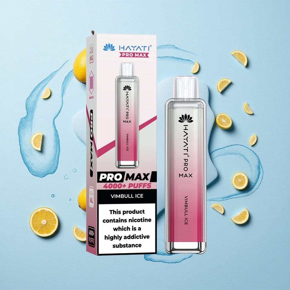 Hayati Pro Max 4000 Puffs Vimbull Ice Dual Mesh 1400mAh Crystal