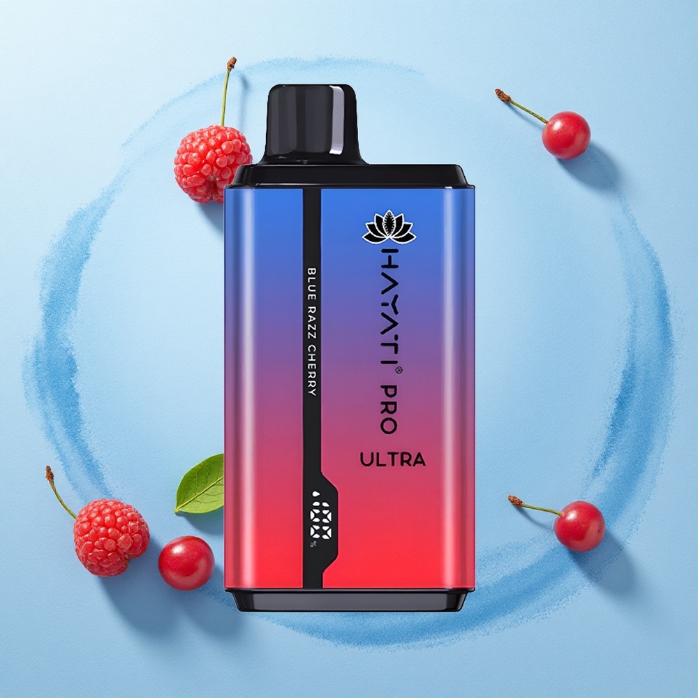 Hayati Pro Ultra 15000 Puffs Blue Razz Cherry 850mAh Double 12ml