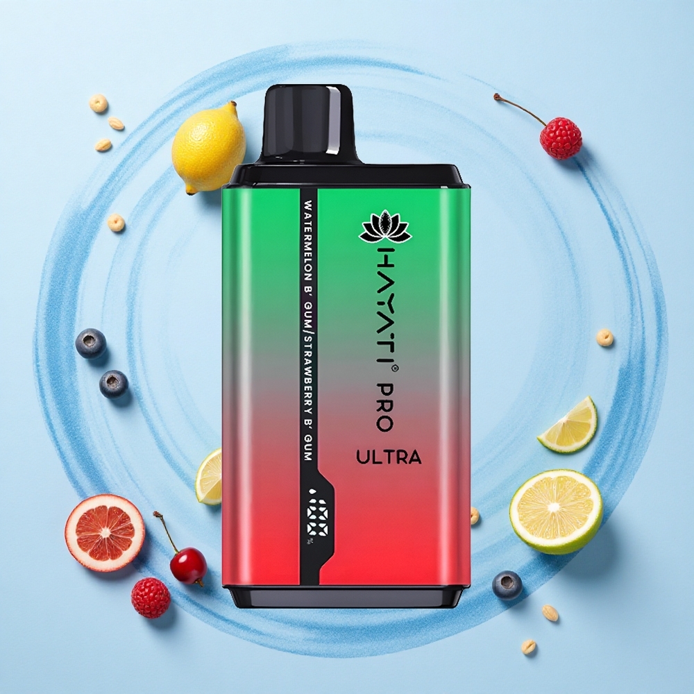 Hayati Pro Ultra 15000 Puffs Blueberry Raspberry Cherry Lemon & Blueberry 850mAh 24ml 2%