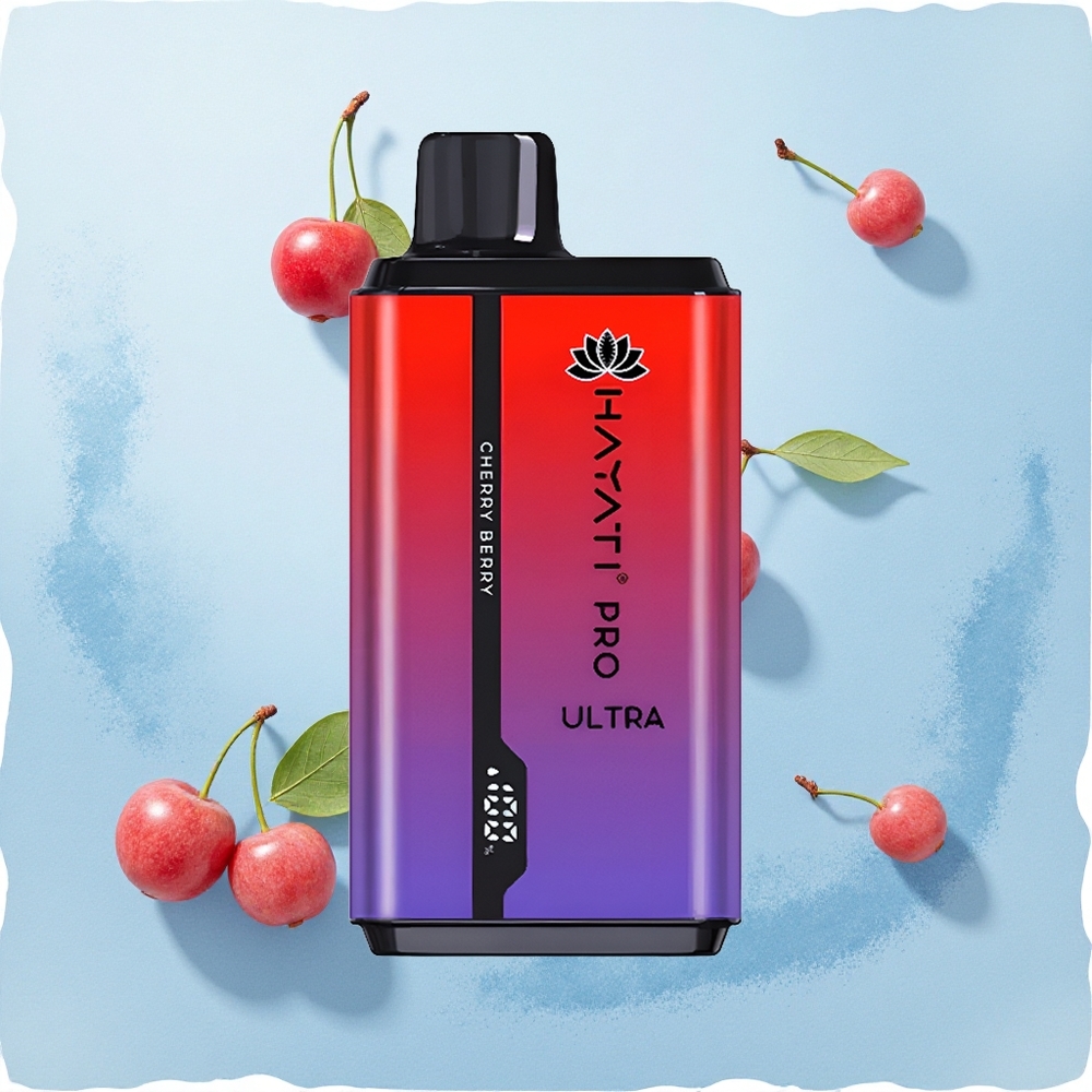 Hayati Pro Ultra 15000 Puffs Cherry Berry 850mAh Dual 12ml