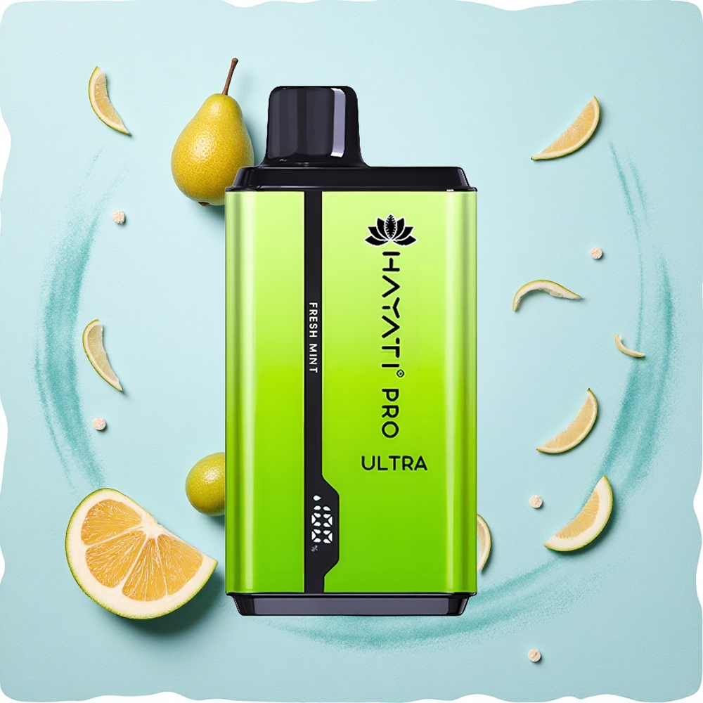 Hayati Pro Ultra 15000 Puffs Fresh Mint 850mAh 24ml 2%