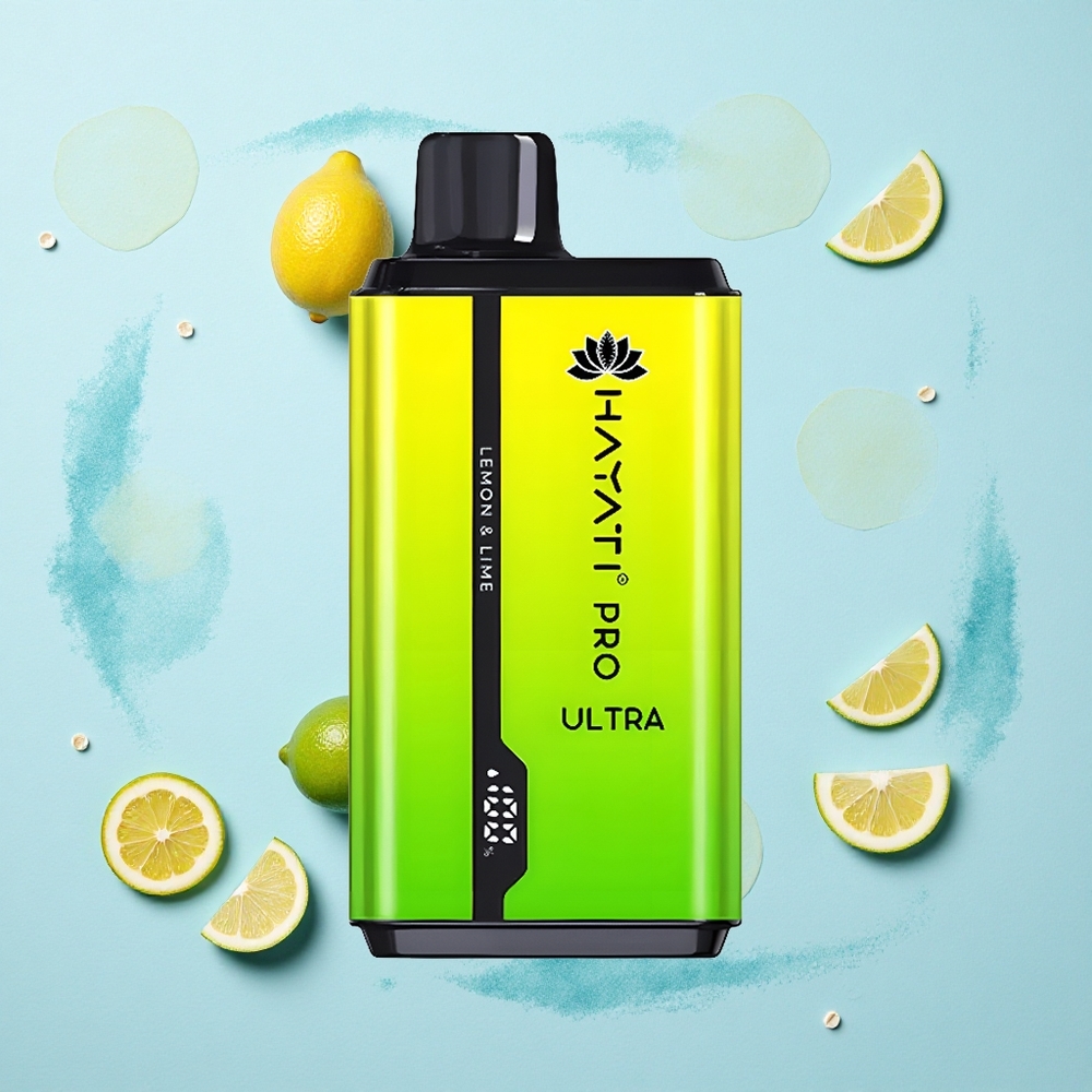 Hayati Pro Ultra 15000 Puffs Lemon & Lime 850mAh 2×12ml 2%