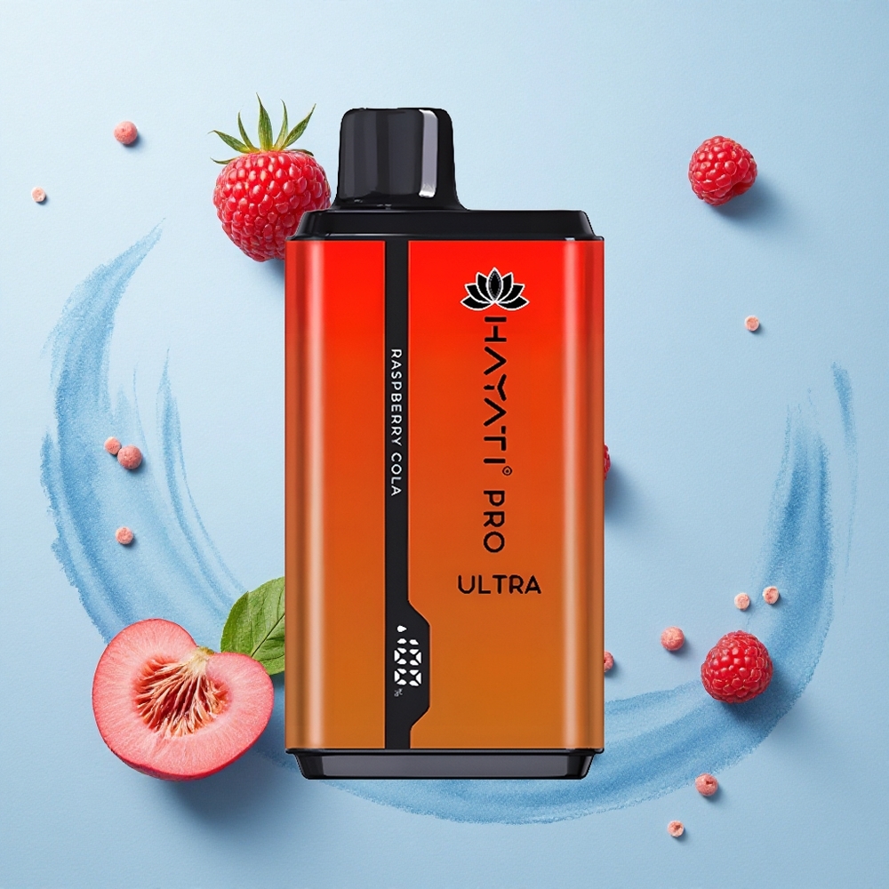 Hayati Pro Ultra 15000 Puffs Raspberry Cola 850mAh 24ml