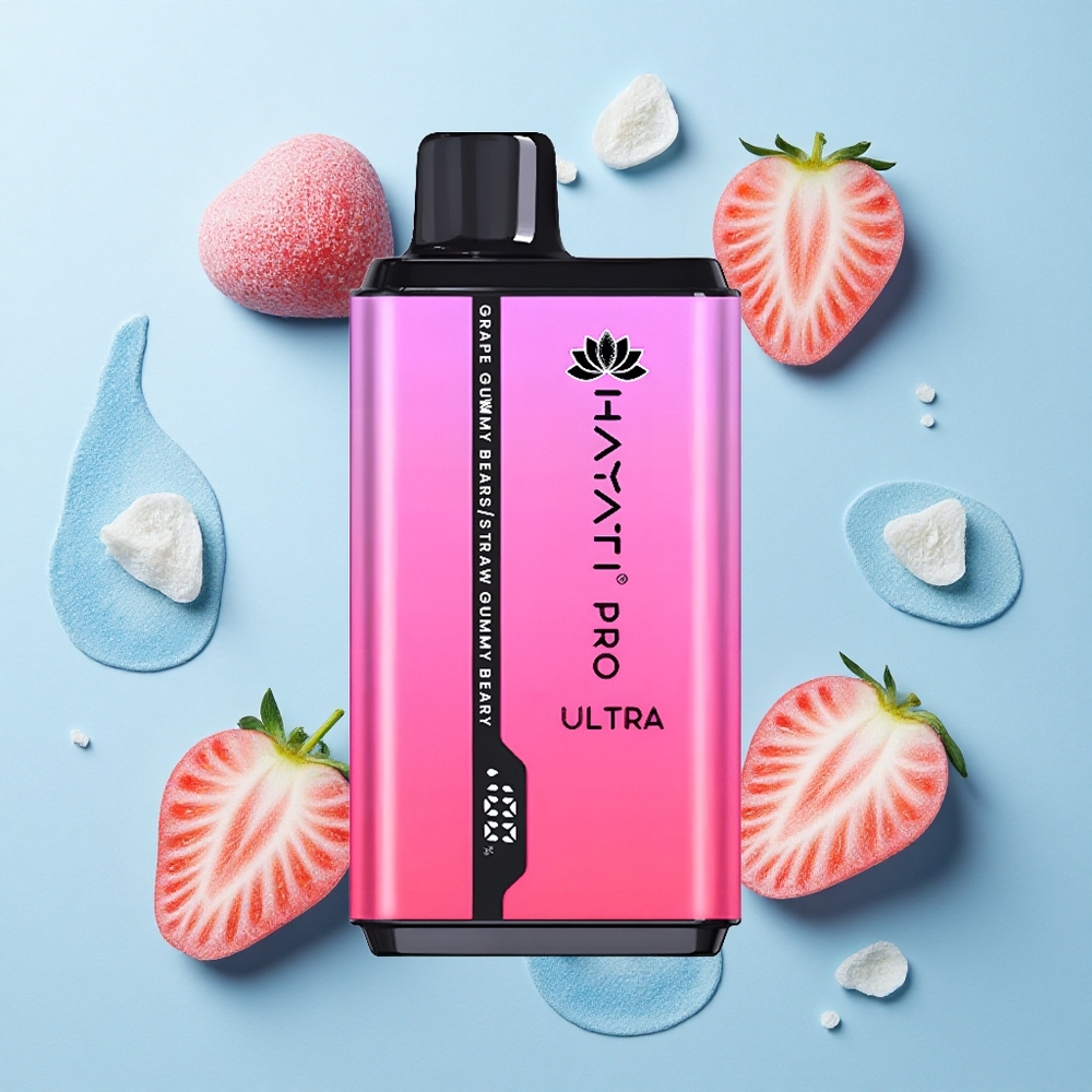 Hayati Pro Ultra 15000 Puffs Strawberry Gummy Bear 15000