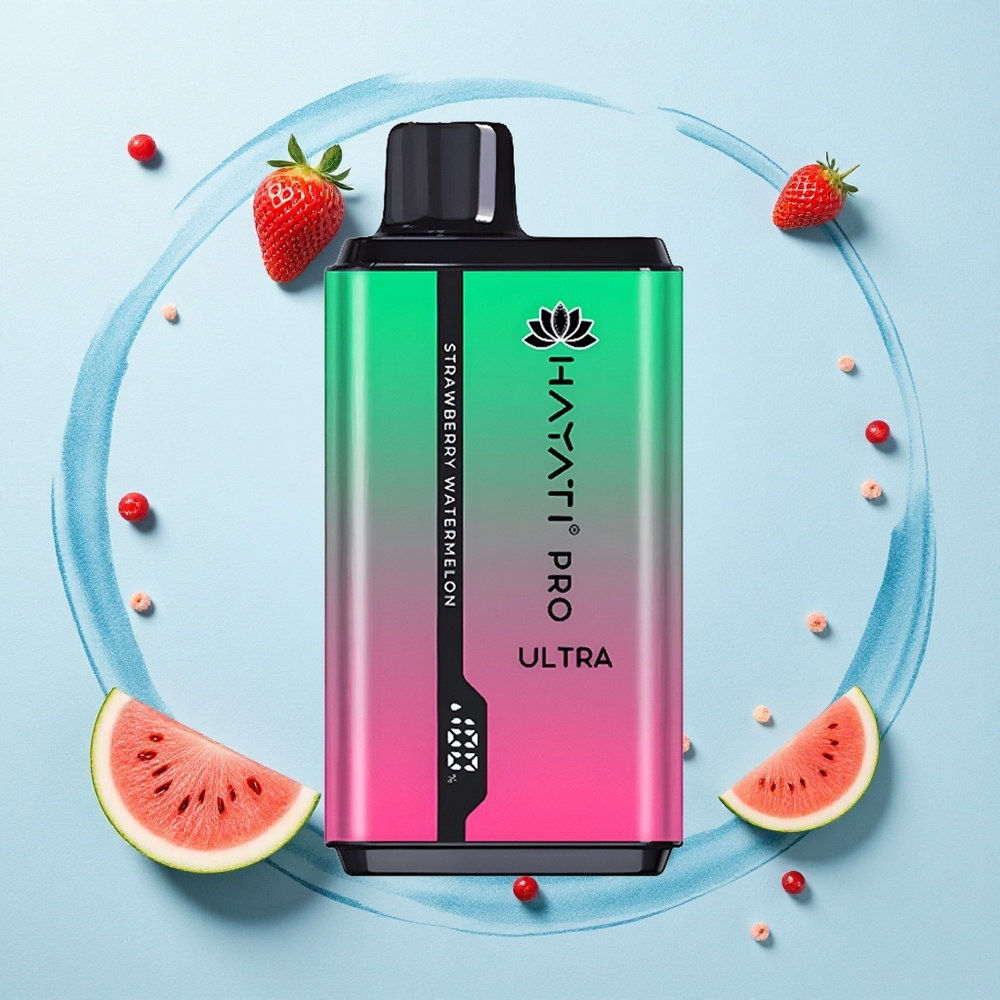 Hayati Pro Ultra 15000 Puffs Strawberry Watermelon 850mAh 24ml 2%